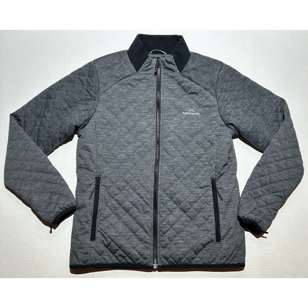 Kathmandu Women’s Quilted Jacket Size 10 Outdoor Long Sleeve Coat Casual EUC